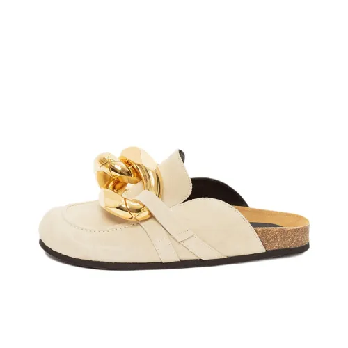 JW Anderson Домашние тапочки Женские Бежевые