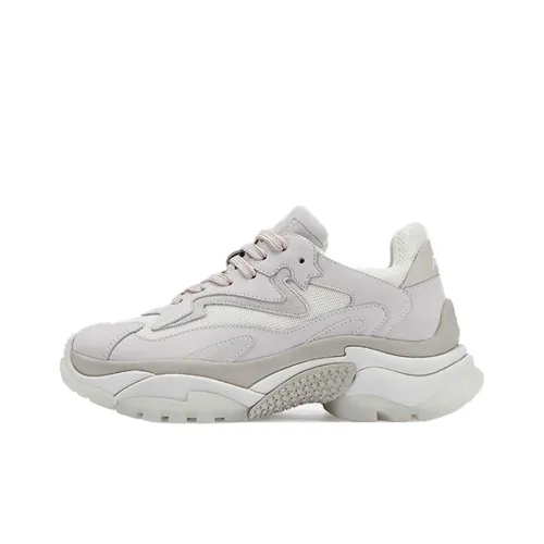 Пепельные кроссовки с низким верхом, женские