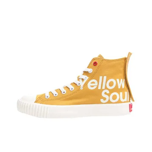 ISTEP High-Top Canvas Shoes Ginger Yellow Women's