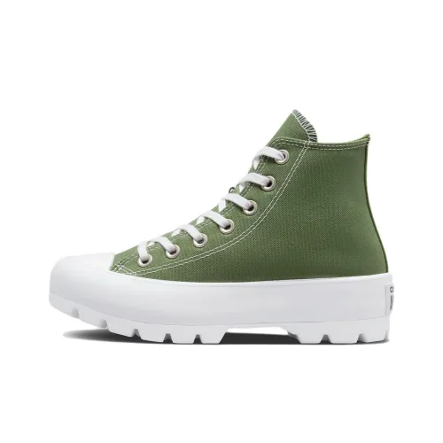 Converse Chuck Taylor All Star Lugged High Top Кеды Женские Моховый Зеленый