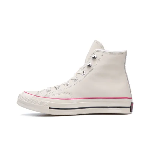 Конверс 1970s Chuck Taylor All Star High Топ Кеды Унисекс Бежевый Белый Розовый