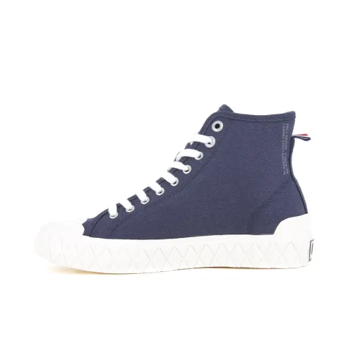 Палладий Palla Ace Slip Resistant Abrasion Resistant Дышащий Легкий Высокие Кеды Унисекс Синий