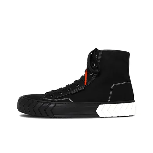 Both High-Top Men's Canvas Shoes