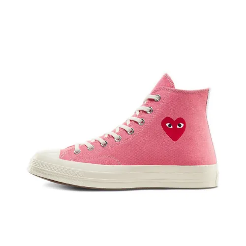 Converse Chuck 70 CDG PLAY X Converse Chuck Taylor All Star 1970s High Топ Кеды Унисекс Розовый