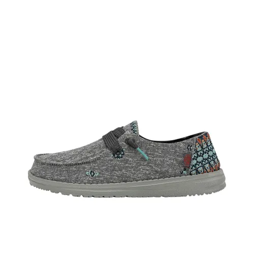 Heydude Женские повседневные туфли Low Top Элегантные Серые Женские