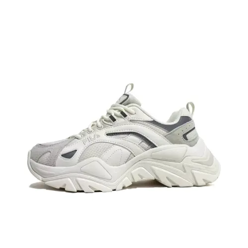 FILA Interation Light Low Топ Толстая подошва Кроссовки Мужские Белые Серые