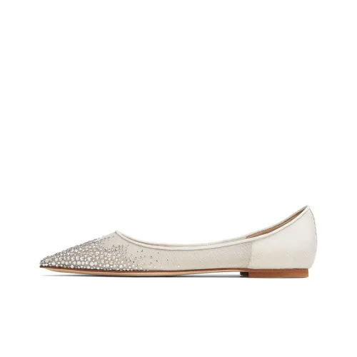 Jimmy Choo Love Планшет Повседневная Обувь Женская Белая