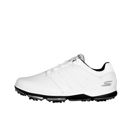 Skechers Go Golf Collection PRO 4 Low Топ Мужская обувь для гольфа Белый Черный