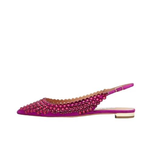 AQUAZZURA Tequila Туфли на плоской подошве Женские Розовый