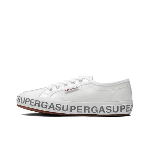SUPERGA Противоскользящие Устойчивые к истиранию Дышащие Отводящие влагу Низкие Кеды Женские Белые