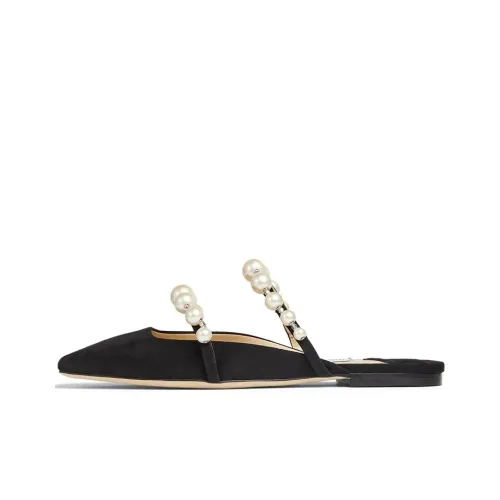 Jimmy Choo Домашние тапочки Женские Черные