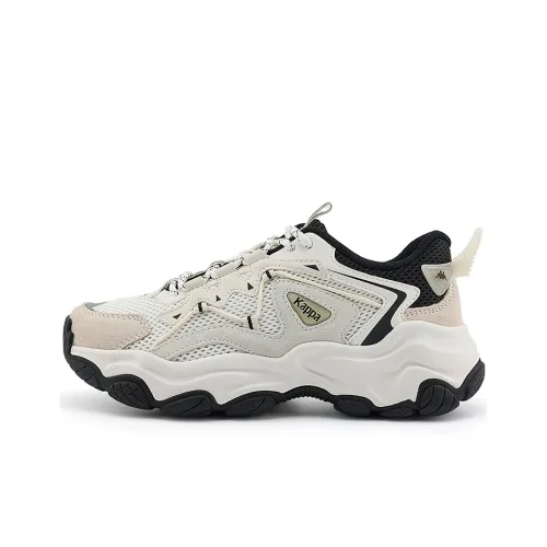 KAPPA Низкий топ толстая подошва кроссовки унисекс серый черный