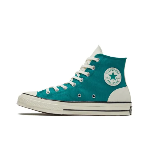 Конверс Psychedelic Hoops Chuck 1970s Высокие Кеды Унисекс Зеленые