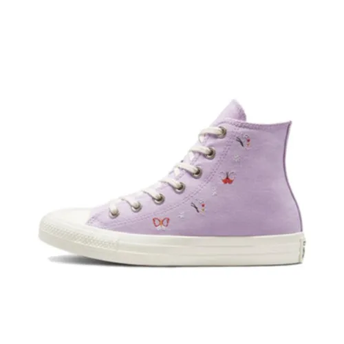 Converse Chuck Taylor All Star Butterfly Wings High Top Кеды Женские Фиолетовый