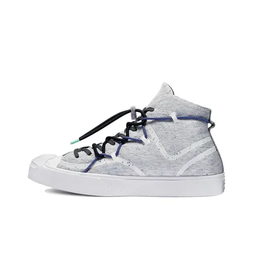 Конверс Jack Purcell RALLY High Top Кеды Унисекс Серый Белый