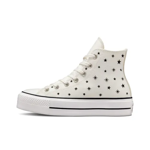 Converse Chuck Taylor All Star Lift Устойчивые к истиранию высокие кеды Женские Белые