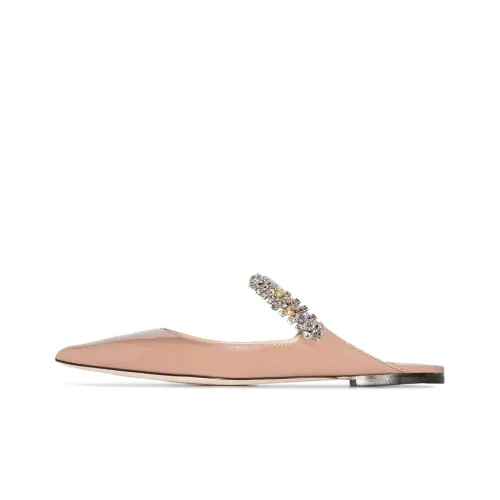 Jimmy Choo Bing Туфли на плоской подошве Женские Розовые