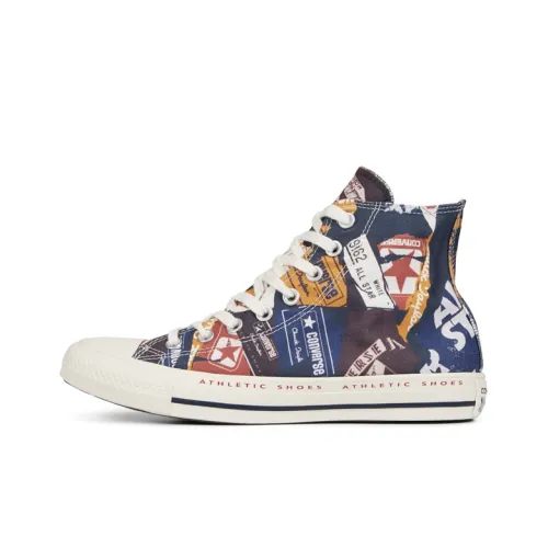Converse Chuck Taylor All Star Смелый Branding Высокий Топ Высокий Топ Кеды Унисекс Многоцветные