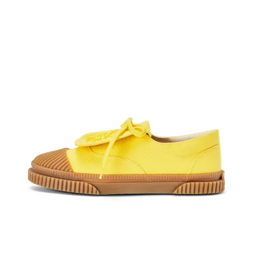 LOEWE Anagram Low-Top Canvas Shoes Women's