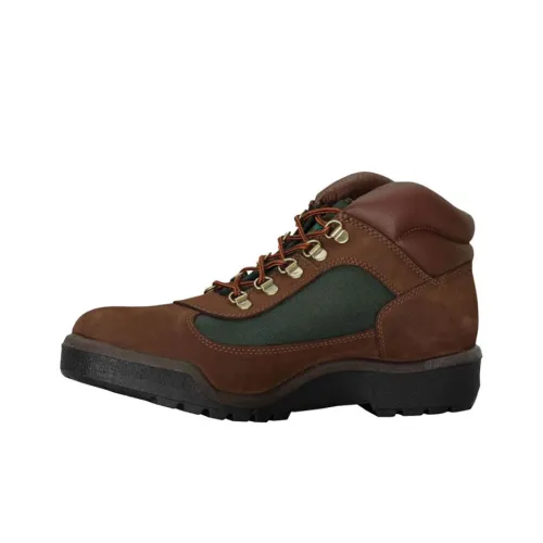 Timberland Field Термический Устойчивый к Износу Кроссовки до Щиколотки для Активного Отдыха Мужские Красно-коричневые