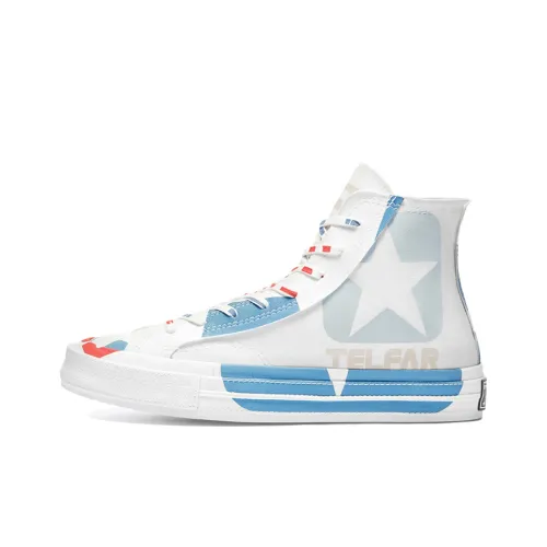 TELFAR x Converse Chuck Taylor All Star 70 High Топ Кеды Унисекс Синий Белый