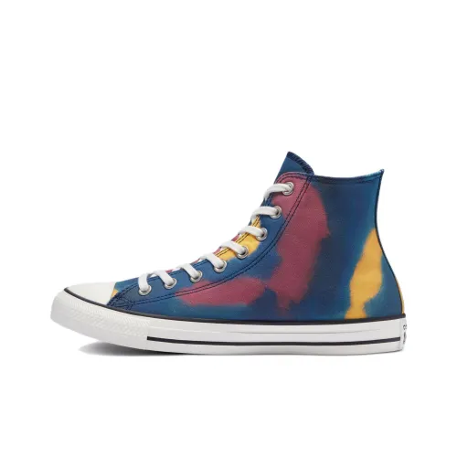 Converse Chuck Taylor All Star Tie Dye High Top Кеды Унисекс Синий Красный Желтый Пэчворк