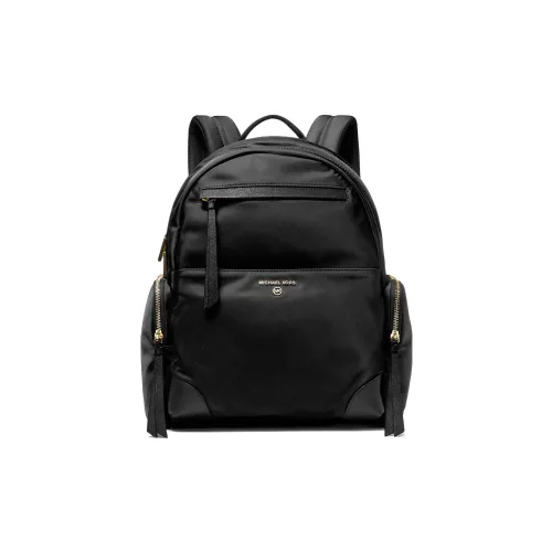 MICHAEL KORS Nylon с кожаной отделкой цветовая схема рюкзак большой женский черный