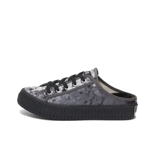 EXCELSIOR BOLT Вельвет Противоскользящий Легкий Увеличивающий Высоту Низкие Кеды Унисекс Угольный Серебряный