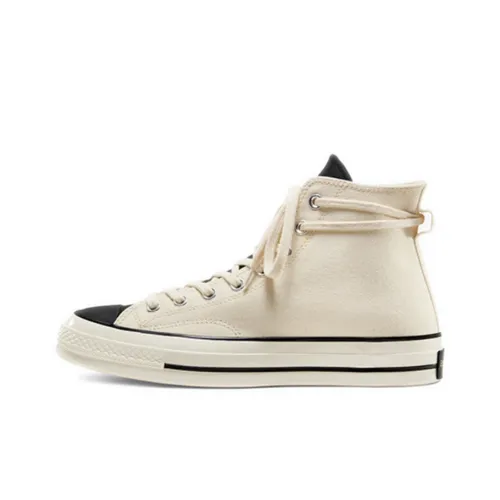 Fear Of God Essentials x Converse 1970s Износостойкие и Легкие Высокие Кеды Унисекс Экрю Выпуск 2020 года