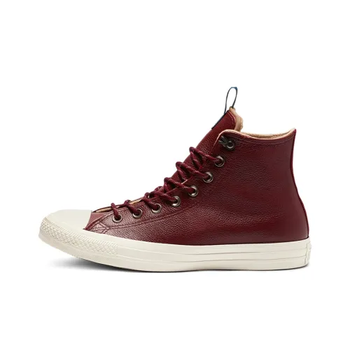 Converse Chuck Taylor All Star Desert Storm Leather High Top High Top Canvas Shoes Unisex Burgundy