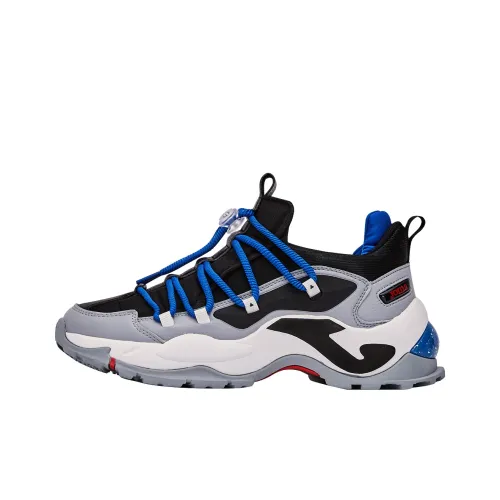 Joma Slip-resistant Abrasion-resistant Low Top Footwear Men's Black Gray Joma Противоскользящие Аbrasion-resistant Низкие Кроссовки Мужские Черный Серый