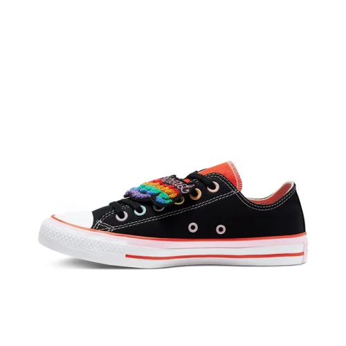 Millie Bobby Коричневый x Converse Chuck Taylor All Star Low Топ Кеды Женские Черный Оранжевый Белый