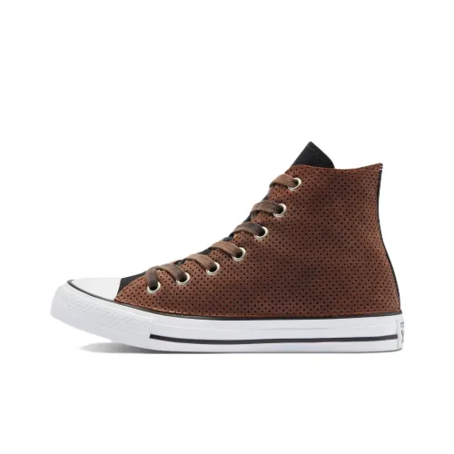 Converse Chuck Taylor All Star Винтаж Кожа Высокие Кеды Унисекс Коричневый
