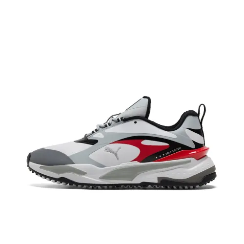 PUMA RS Fast MID Топ Обувь для гольфа Унисекс Серый Белый Красный