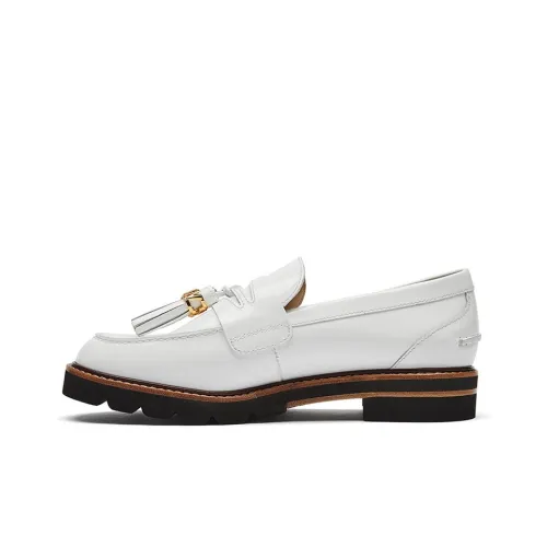 Stuart Weitzman SW Manila Фирменный Лоферы Женские Белые