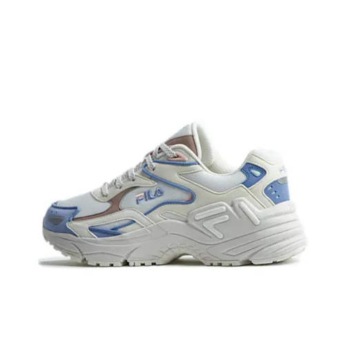 FILA FUSION Catapult Low Топ Толстоподошвенные кроссовки Женские Белые Синие