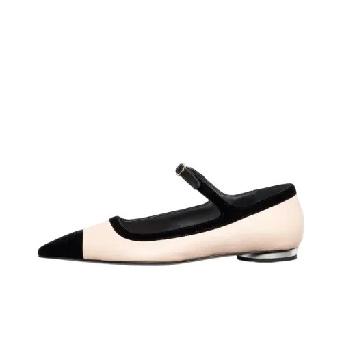 CHANEL Женские повседневные туфли женские светло-бежевый