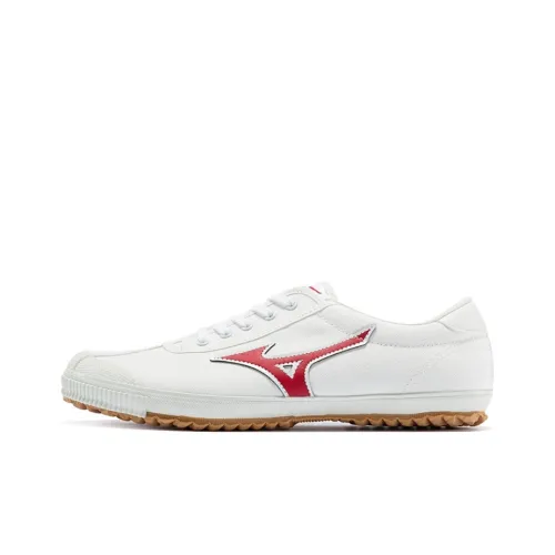 Mizuno LC 02 Slip Resistant Abrasion Resistant Легкий Низкий Топ Кеды Мужские Белый Красный