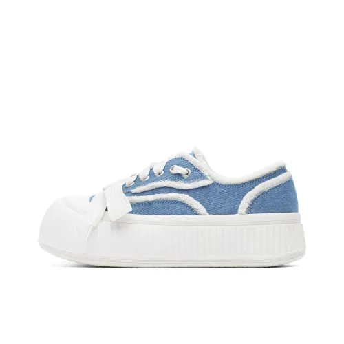 Dickies Low-Top Canvas Shoes Light Blue Women's