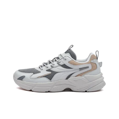 361° Expand The Horizon Противоскользящий Устойчивый к истиранию Низкий Топ Тефлоновая подошва Мужские Космический Серый