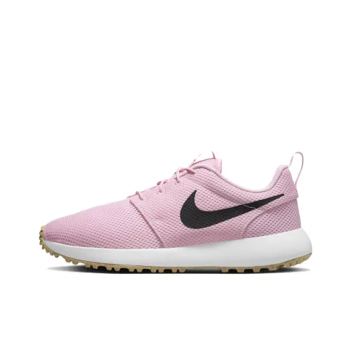 Nike Roshe G Next Nature Shock Absorbers Slip-Resistant Abrasion-Resistant Low Top Golf Shoes Unisex Pink