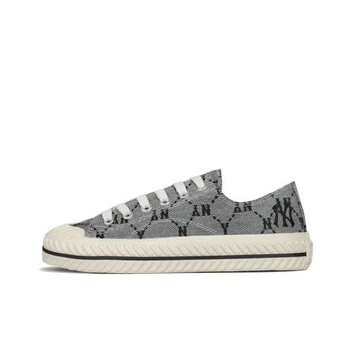 MLB Playball Slip-resistant Low Top Canvas Shoes Unisex Gray MLB Playball Противоскользящие Низкие Кеды Унисекс Серый