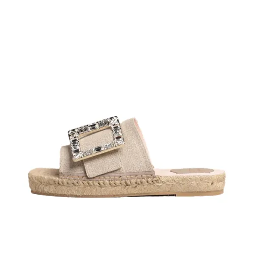 Roger Vivier Слипоны Женские Коричневый