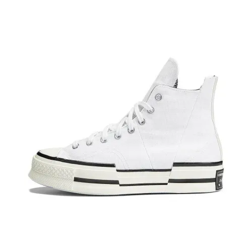 Конверс 1970s Plus Устойчивые к истиранию высокие кеды унисекс белые