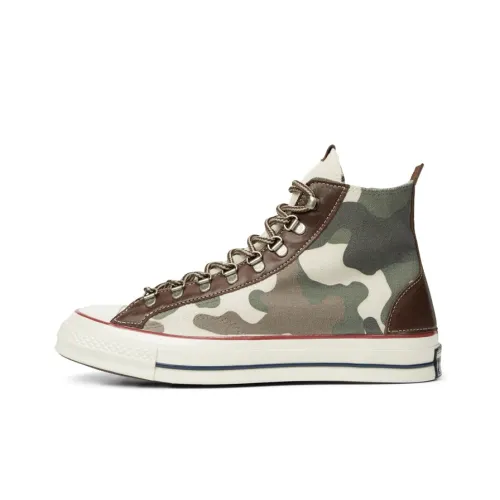 Converse 1970s Vintage High Top High Top Canvas Shoes Unisex Camouflage Конверс 1970s Винтаж Высокие Кеды Унисекс Камуфляж