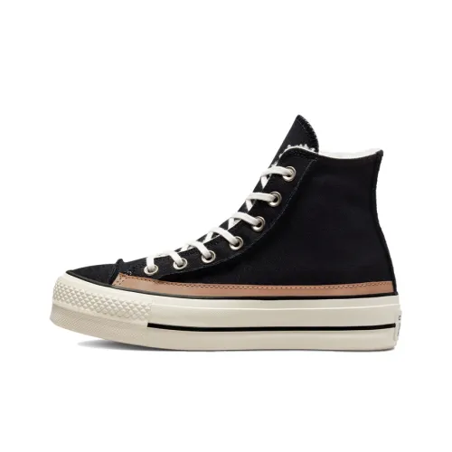 Converse Chuck Taylor All Star Edge Платформа Высокие Кеды Женские Черные Коричневые