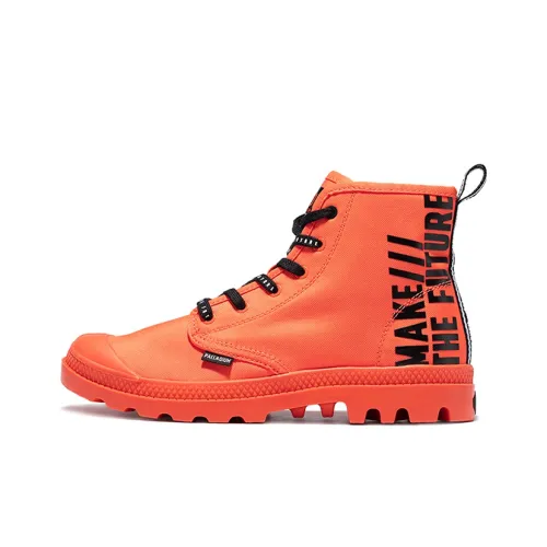 Palladium Pampa Hi Будущее Устойчивые к истиранию Высокие Кеды Унисекс Firecracker Цвет