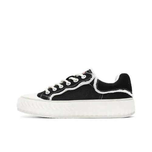 Dickies Low Top Canvas Shoes Black Women's