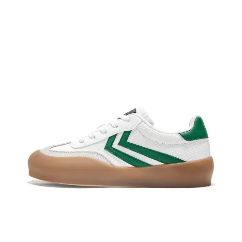 Feiyue Low Top Canvas Shoes Women's White Green Фэйюэ Низкие Кеды Женские Белые Зеленые