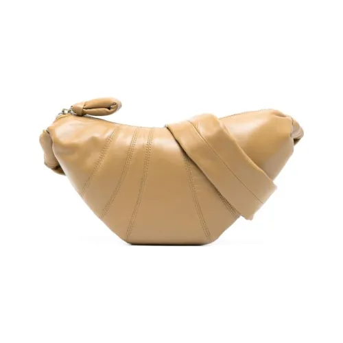 Lemaire Croissant Series Sheepskin Цвет круассана Сумка через плечо Женская Бежевая Желтая